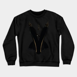 Queen of Spades corset (white) Crewneck Sweatshirt